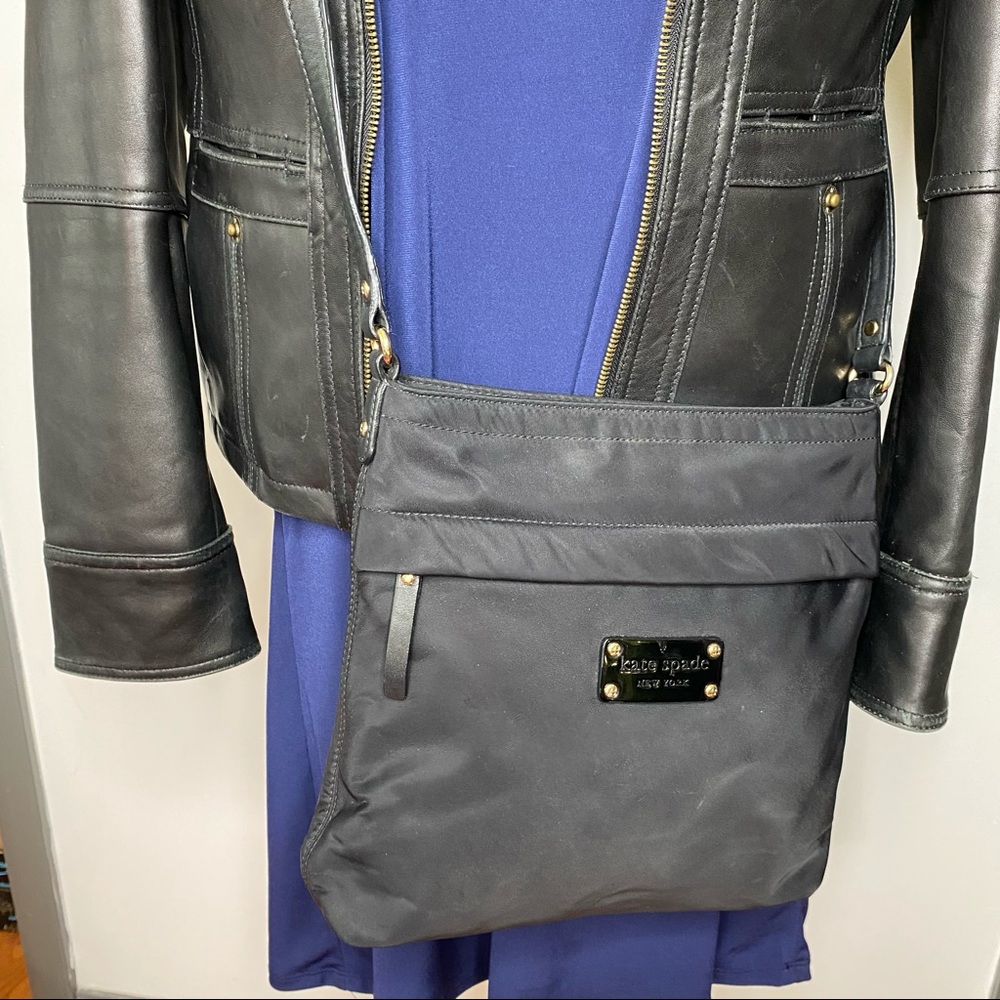 Kate Spade Black Nylon Crossbody Bag - Picture 2 of 9